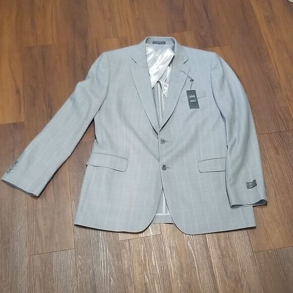 JOSEPH " Joe" ABBOUD Mens Grey patterned blazer 44 Long Brand new with tags - Picture 1 of 6